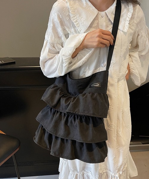 aimoha（アイモハ） ショルダーバッグ バッグ フリルワンショルダー