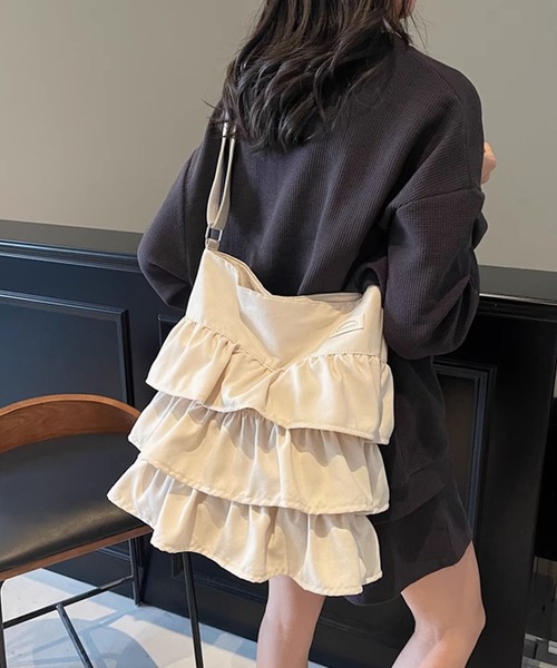 aimoha（アイモハ） ショルダーバッグ バッグ フリルワンショルダー