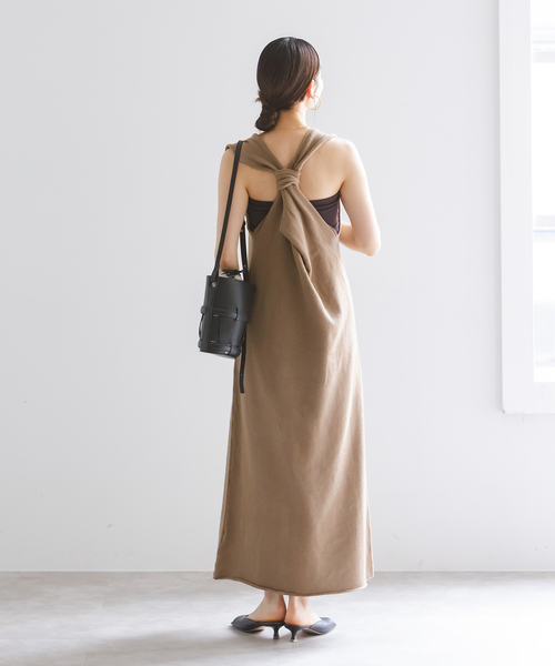 NOBLE ワンピース バックノットロングワンピース : ZOZOTOWN