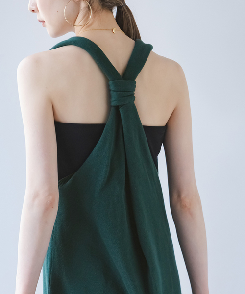 NOBLE ワンピース バックノットロングワンピース : ZOZOTOWN