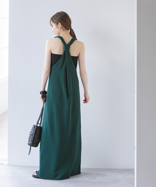 Noble ワンピース ロース柄プリントギャザーワンピース 49AV JUNKO SHIMADA