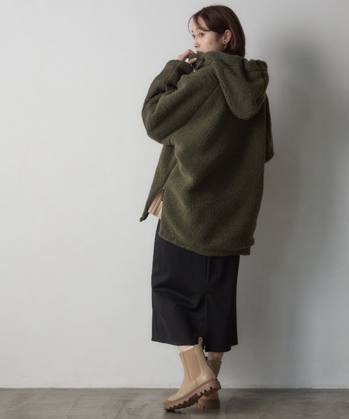 「Green Parks」 「chocol raffine robe」ブルゾン FREE ブラック レディース_画像3