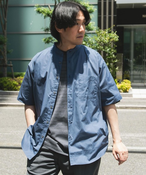 シャツ TC バンドカラー ショートスリーブシャツ メンズ | URBAN RESEARCH DOORS | 03