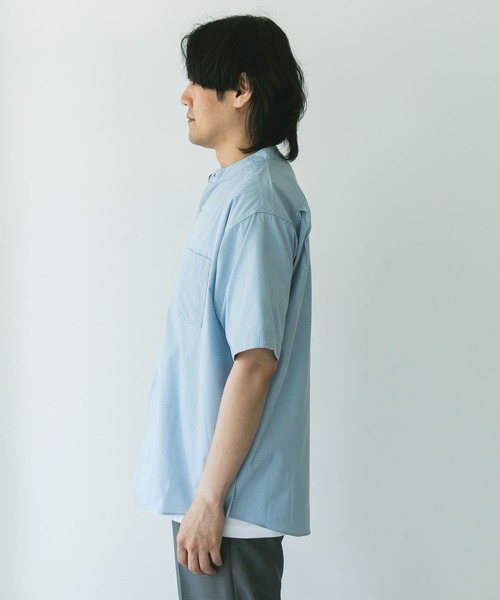 シャツ TC バンドカラー ショートスリーブシャツ メンズ | URBAN RESEARCH DOORS | 21