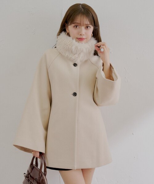 Chico（チコ） コート アウター 「WEB限定/REVIVAL」ファー取り外し