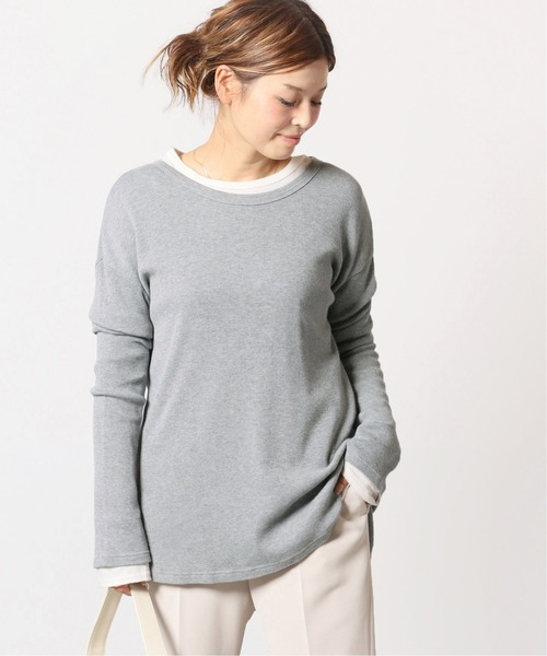 「Deuxieme Classe」 長袖カットソー - グレー レディース