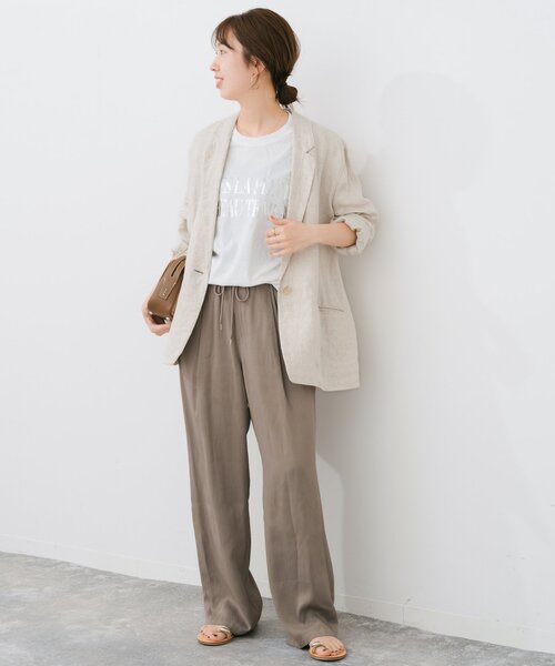spick and span リネンジャケット　34 Spick＆Span 「Spick & Span」 テーラードジャケット 34