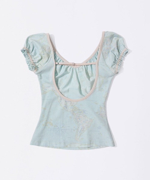 【SCULPTOR】 Tourist Scoop Back Tee ♥2Color Tourist Scoop Back Tee Raw – Sculptor