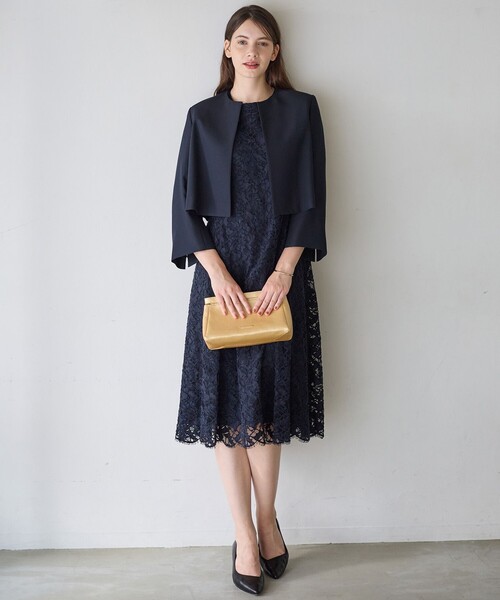 23区 ドレス 「APPLAUDIR」モールラインフラワーレース : ZOZOTOWN