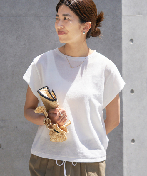追加》シアーミニ裏毛 Tシャツ（Tシャツ／カットソー）｜IENA