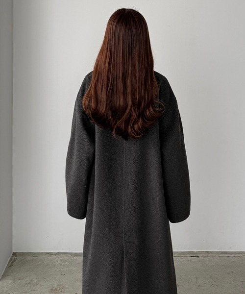 callautia（カラウティア） ステンカラーコート コート ボリューム