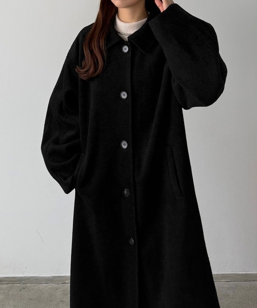 callautia（カラウティア） ステンカラーコート コート ボリューム