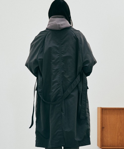 「WYM LIDNM」 チェスターコート S ダークブラウン メンズ_画像5