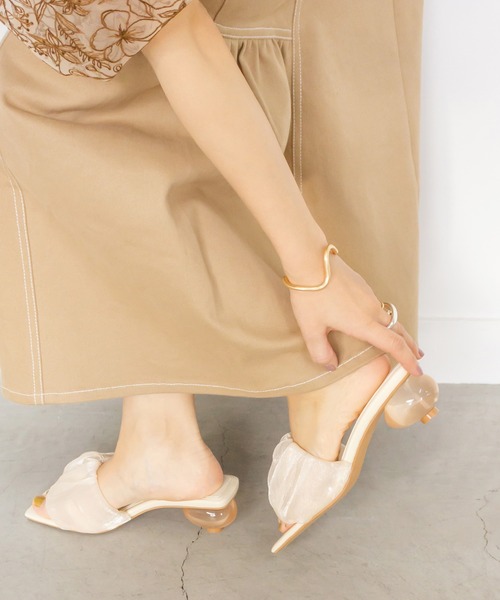 ランダミュール　アイボリー RANDA（ランダ） ミュール S アイボリー レディース : ZOZOTOWN Yahoo