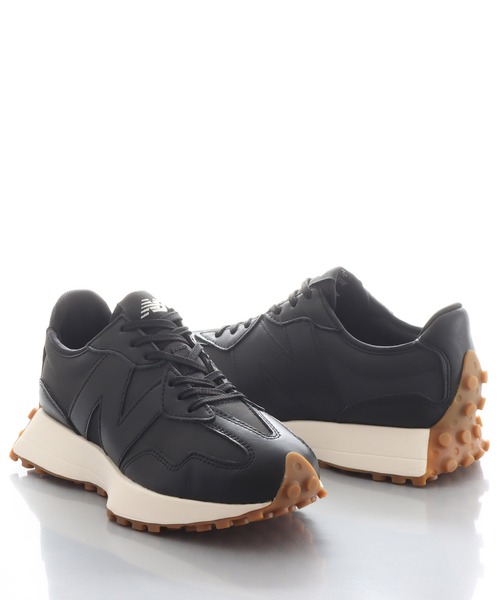 「New Balance」 ローカットスニーカー 24.5cm ブラック レディース