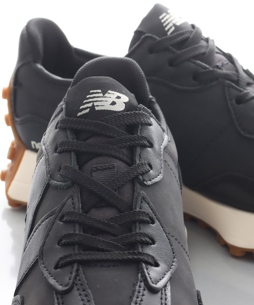 「New Balance」 ローカットスニーカー 24.5cm ブラック レディース