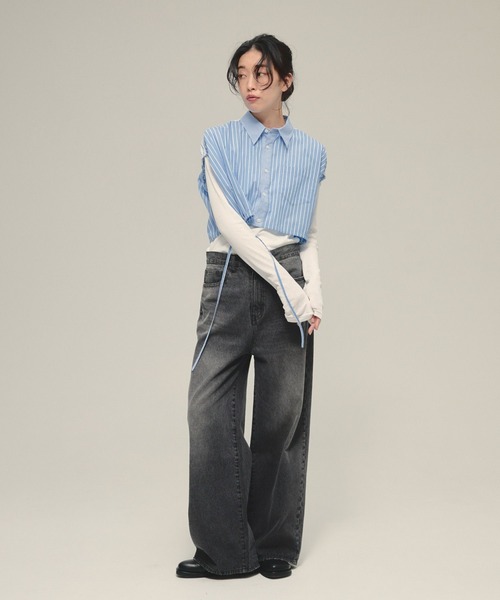 tシャツ 「eL」Sheer Fit Rib Pullover LS/583675 レディース | ブランド登録なし | 06