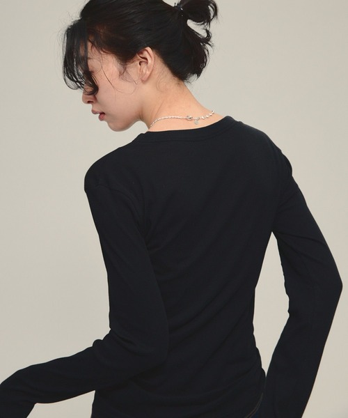 tシャツ 「eL」Sheer Fit Rib Pullover LS/583675 レディース | ブランド登録なし | 14