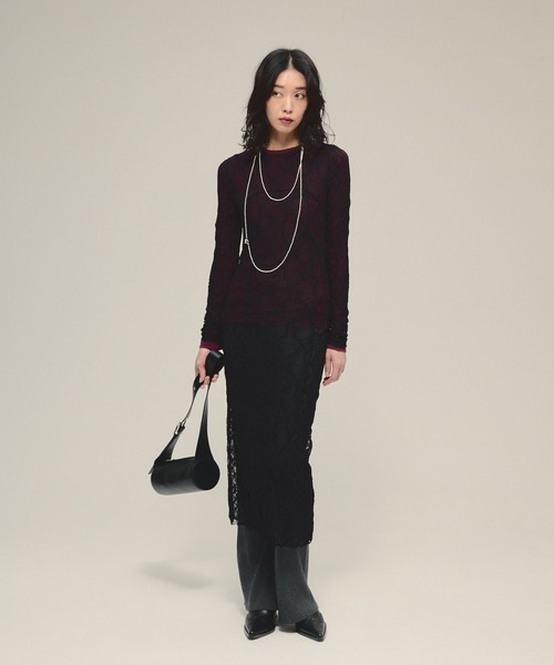 tシャツ 「eL」Sheer Fit Rib Pullover LS/583675 レディース | ブランド登録なし | 17