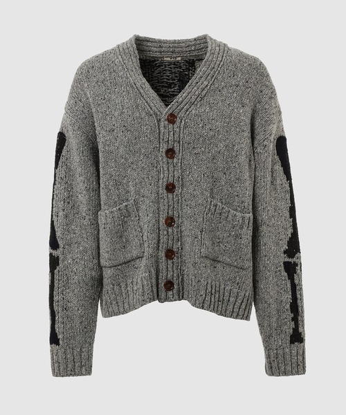 KHOKI（コッキ） カーディガン Needle punched cardigan メンズ