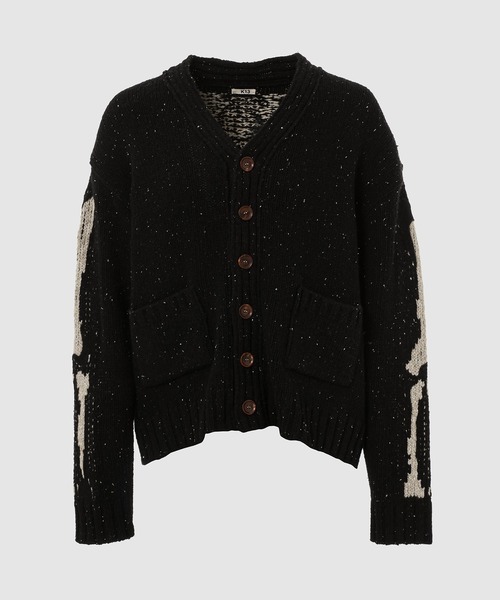 KHOKI（コッキ） カーディガン Needle punched cardigan メンズ