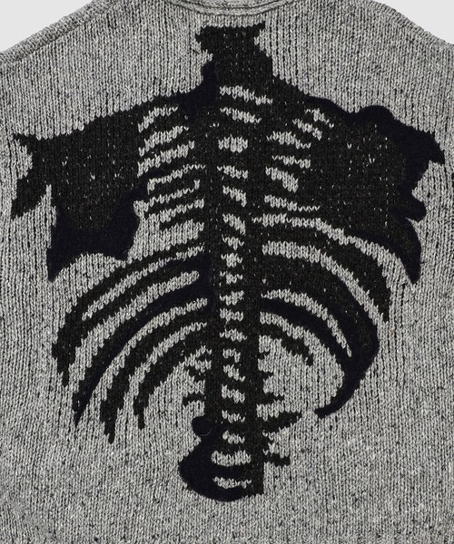 KHOKI（コッキ） カーディガン Needle punched cardigan メンズ