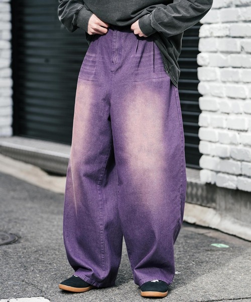 「Rocky Monroe」 加工デニムパンツ L インディゴブルー メンズ