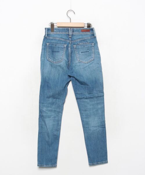 [YANUK] обработка Denim брюки 0 королевский синий женский 