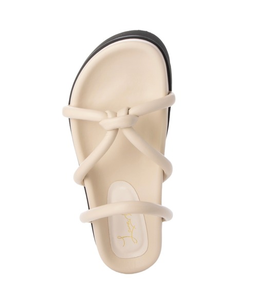 「Launa lea」 フラットサンダル LL アイボリー レディース_画像5