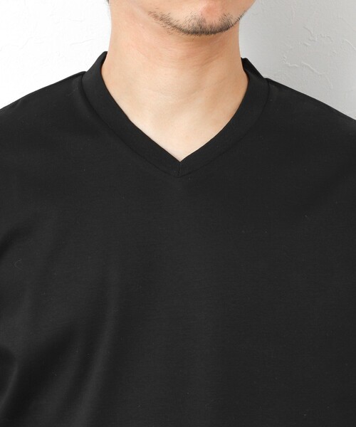 tシャツ 「ビジカジ対応」シルケットスムースドレスL/S V Tシャツ 25AW メンズ