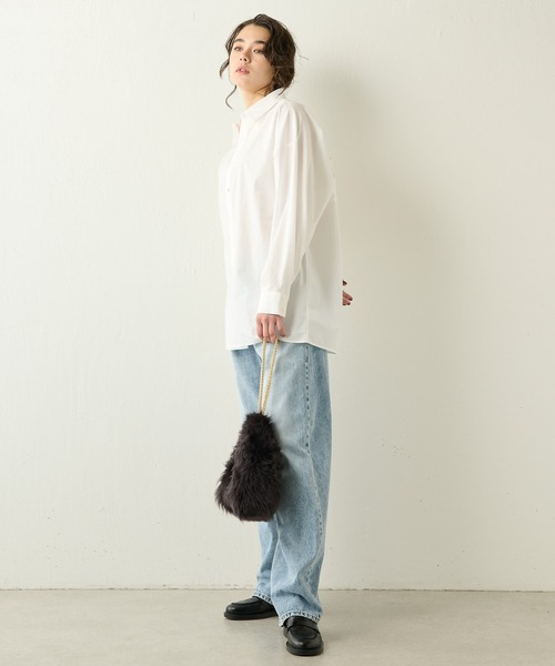 「Whim Gazette」 加工デニムパンツ 36 ブルー レディース