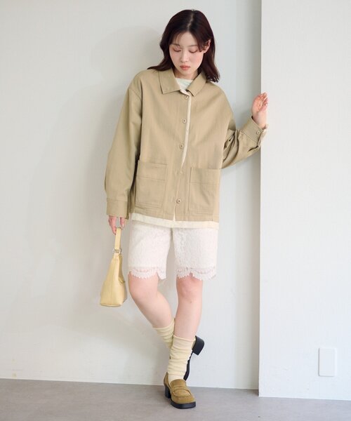 Kastane（カスタネ） パンツ レースバイカーパンツ レディース