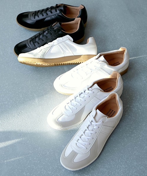 「GERMAN TRAINER」 ローカットスニーカー 40 ブラック メンズ_画像5