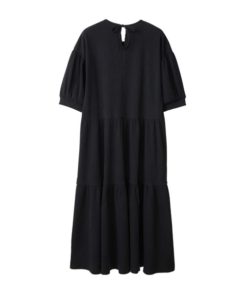 HYSTERIC GLAMOUR / 半袖ワンピース/FREE/コットン/BLK/2A0-6830 HYSTERIC GLAMOUR（ヒステリックグラマー） 半袖ワンピース FREE