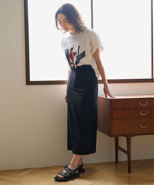 「UNFILO」 半袖Tシャツ MEDIUM グレー レディース_画像6