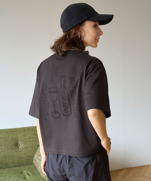 「UNFILO」 半袖Tシャツ MEDIUM グレー レディース_画像9