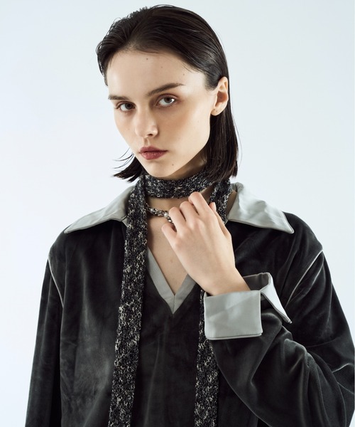 マフラー Melange skinny muffler / メランジスキニーマフラー メンズ