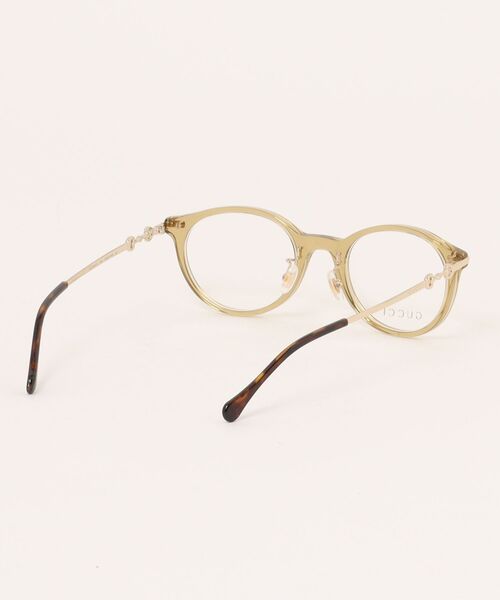 伊達メガネ メガネ 眼鏡 「GUCCI/グッチ」ラウンド メガネ GG1904OJ 003 レディース メンズの画像
