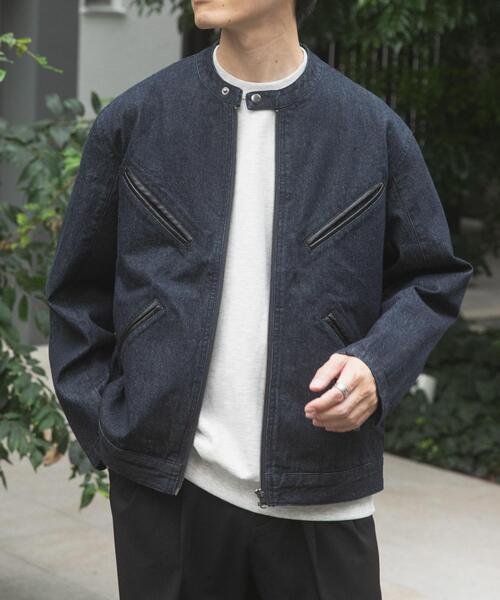 ジャケット・アウター 00s archive singles rider jacket Y'2 Leather Sumi Dyed Horse Single Riders Jacket (SHR-47