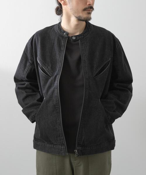 ジャケット・アウター 00s archive singles rider jacket ITEMS URBANRESEARCH（アイテムズ アーバンリサーチ） デニム