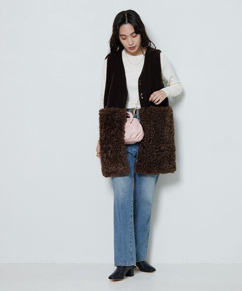 「gicipi」 長袖ニット 1 オフホワイト レディース_画像4