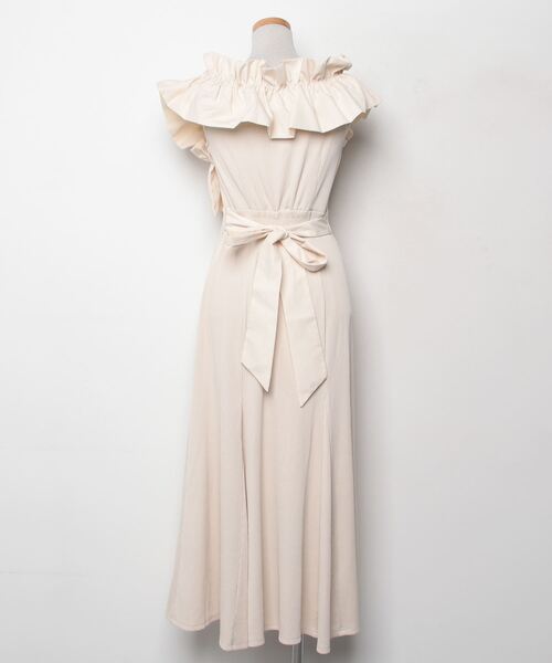 「dazzlin」 ノースリーブワンピース SMALL アイボリー レディース_画像2