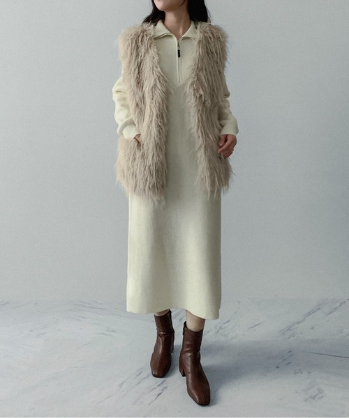 on：nue（オンニュ） ワンピース 「on:nue」「選べる5色展開」 ハーフ