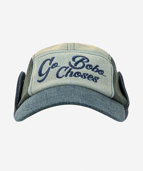 BOBO CHOSES デニムキャップ　54cm BOBO CHOSES（ボボショーズ） キャップ 帽子 Go Bobo Denim cap