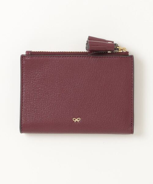 Anya Hindmarch（アニヤハインドマーチ） 二つ折り財布 ワインレッド ANYA HINDMARCH（アニヤ・ハインドマーチ） 財布 二つ折り財布 PEEPING
