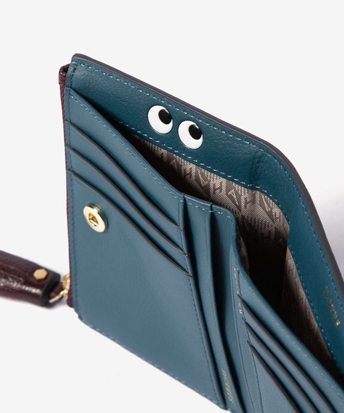 アニヤハインドマーチ　アイズ　財布　ネイビー ANYA HINDMARCH（アニヤ・ハインドマーチ） 財布 ANYA HINDMARCH