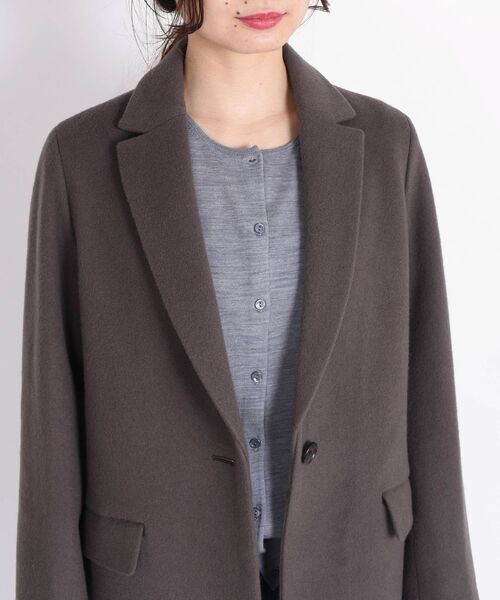 SHIPS（シップス） チェスターコート 36 ブラウン レディース