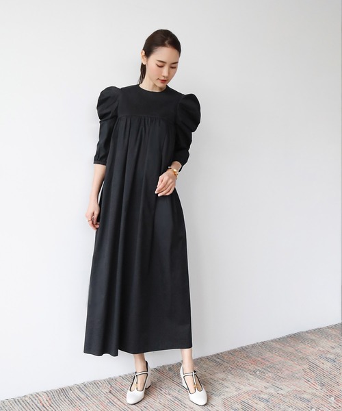 「ELFRANK」 半袖ワンピース FREE オフホワイト レディース_画像5