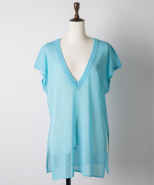 「LA BELLE ETUDE」 ノースリーブニット FREE ホワイト レディース_画像6