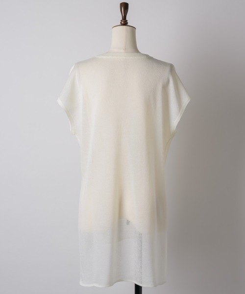 「LA BELLE ETUDE」 ノースリーブニット FREE ホワイト レディース_画像9